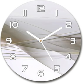 Zegar szklany na ścianę Abstrakcja