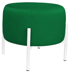 Pufa OLA LOFT ławka podnóżek metal biała MG25