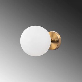 Kinkiet w biało-złotym kolorze ø 15 cm Atmaca – Opviq lights