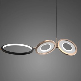 Szeroka lampa wisząca LED jadalniana Seppia No.4
