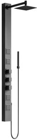 Mexen Orco panel prysznicowy, czarny - 7607-03-70