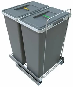 Elletipi Wbudowany kosz na śmieci ECOFIL, 35 + 35l