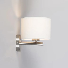 Nowoczesna lampa ścienna biała okrągła - VT 1 Nowoczesny Oswietlenie wewnetrzne
