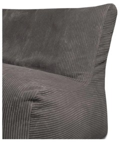 Czarny sztruksowy worek do siedzenia Sofa Seat Lounge – SLOWDOWN
