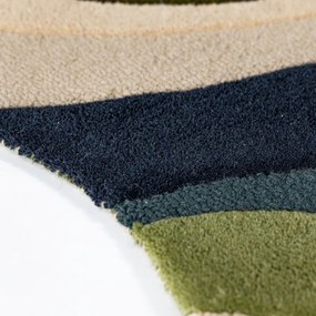 Zielony wełniany dywan tkany ręcznie 160x230 cm Envy Wool – Flair Rugs