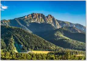 Foto obraz szkło akryl Panorama Tatr