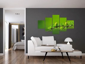 Obraz zielonej szyszki (125x70 cm)