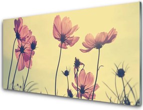 Panel Szklany Delikatność Letnich Kwiatów