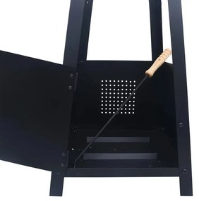 Kominek ogrodowy na nóżkach z pogrzebaczem C7-G75