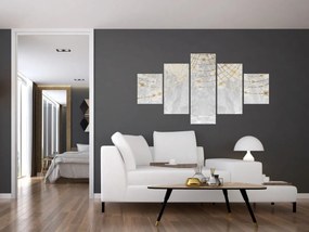 Obraz - Beton ze wzorem (125x70 cm)