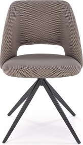 Obrotowe krzesło do jadalni z tkaniny membranowej K546 Halmar