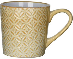 Kubek ceramiczny Sea, 385 ml, żółty