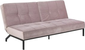 Pikowana sofa rozkładana z tkaniny aksamitnej Perugia VIC