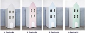 Różowa szafa domek Aplix 3X - 5 kolorów