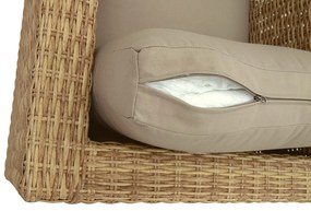 Zestaw rattanowy MALIBU dla 5 osób (beżowo-brązowy)