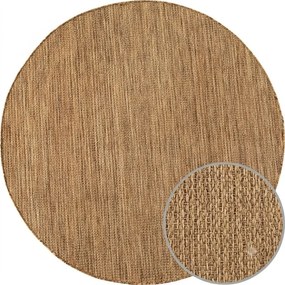 Dywan uniwersalny MIRA Brązowy koło 80 cm x 80 cm