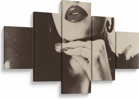 Obraz - Vintage zdjęcie kobiety (125x70 cm)