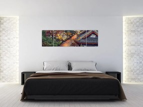 Obraz - Qintai Road, Chengdu, Chiny (170x50 cm)