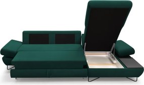 Narożnik LOFT z funkcją spania Regulowane zagłówki i podłokietniki Prawa strona Monolith 37