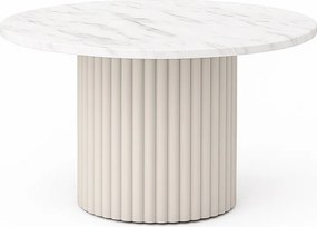 Okrągły stolik kawowy Pico o średnicy 58 cm, podstawa kaszmirowa