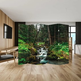 Parawan - Strumień w lesie (210x170 cm)