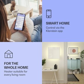 Klarstein Mojave 500 Smart Panel grzewczy na podczerwień 2 w 1