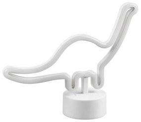 Biała lampa stołowa LED (wys. 20 cm) Bronto – Trio