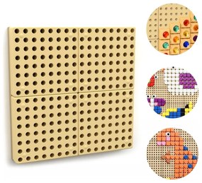 Masterkidz panel ścienny tablica naukowa kreatywna stem + panel monatażowy   40 x 40 (cm)