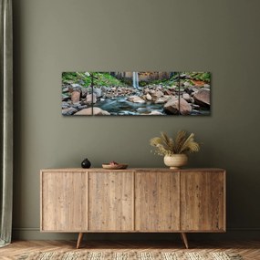 Obraz - Wodospad Svartifoss, Islandia (170x50 cm)