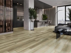 Mexen West Orange próbka paneli winylowych SPC 6,5 mm, podkład IXPE 1,5 mm, 4 V-Fuga, Dąb - F1009-S