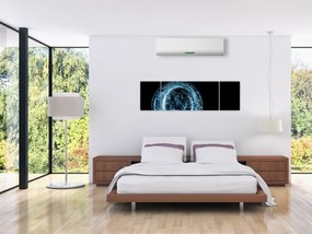 Obraz kropli lodu (170x50 cm)
