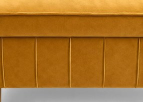Tapicerowany podnóżek Lorento 90 cm z przeszyciami