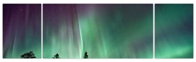Obraz zorzy polarnej (170x50 cm)