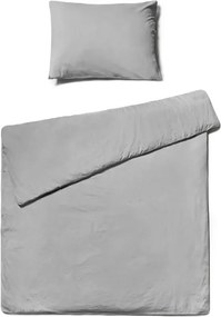 PrzytulneMieszkanie.pl PrzytulneMieszkanie.pl Bawełniana pościel CALMORA jasnoszara Rozmiar pościeli: 2 szt 70 x 90 cm | 200 x 220 cm