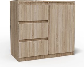 Komoda MERAVIGLIA 80 cm do Salonu Sypialni Dąb sonoma