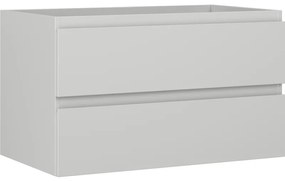 Mexen Orio szafka łazienkowa podumywalkowa 80 cm, 2 szuflady, szara mat - 91A10-08047-2-BFF62