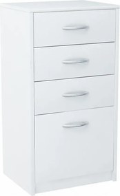 Biała komoda z szufladami mat E2-E25