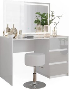 Toaletka biały wysoki połysk 120x60x78.6 marla