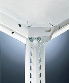 META Śrubowany regał półkowy FIX, 230 kg, 2500 x 1000 x 400 mm, dodatkowy