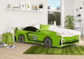 Łóżko dziecięce Spidi II auto 80x160 – łóżko wyścigówka dla chłopca i dziewczynki
