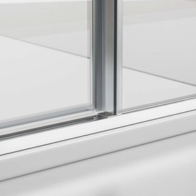 Kabina prysznicowa narożna NT607 FLEX szkło ESG 6mm z powłoką Nano - drzwi uchylne - różne rozmiary i kolory profilu
