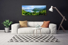 Duży obraz na płótnie Panorama Alpejskiej Natury