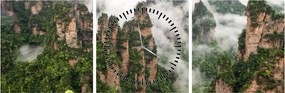 Obraz - Zhangjiajie National Park, Chiny (z zegarem) (90x30 cm)