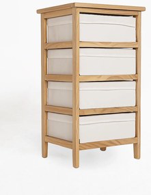 Szeroka komoda Nuvio z 4 szufladami