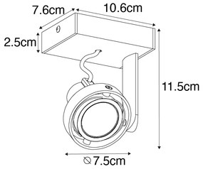 Nowoczesny reflektor biały - Master 50