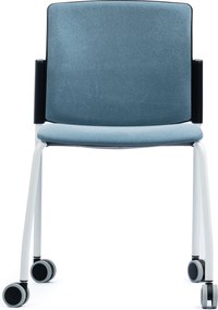 Tapicerowane krzesło konferencyjne na kółkach 4job SOFT S45