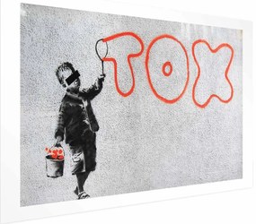Plakat Toksyczny 30x21 cm bez ramy z marginesem ARTGEIST B