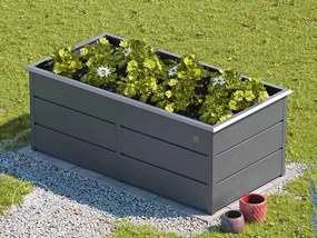 PRIMEYARD 100 x 200 x 78 cm Grządka podwyższona, stal, antracyt - (GFPV00957)