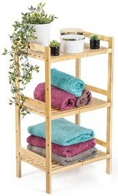 G21 Regał bambusowy, 3 półki, 3 piętra