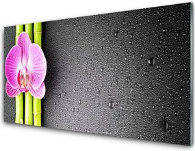 Panel Szklany do Kuchni Duet Bambusa i Orchidei